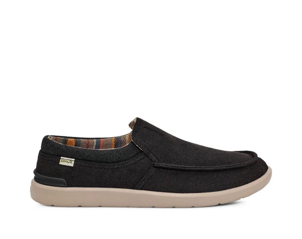 Hangout Lite in Black by Sanuk