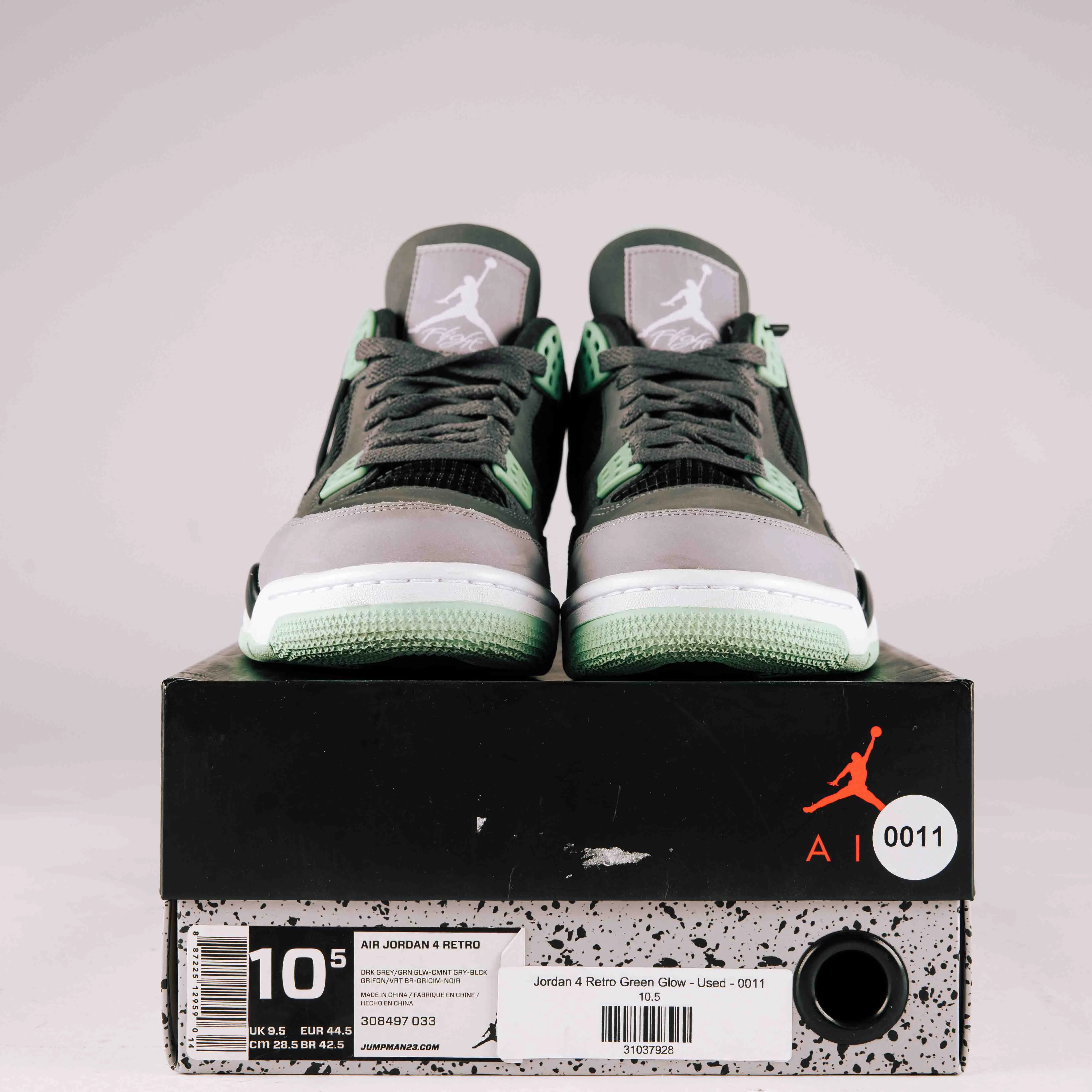 Jordan 4 Retro Green Glow - Used - 0011