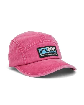 Leisure 5 Panel Cap - Raspberry