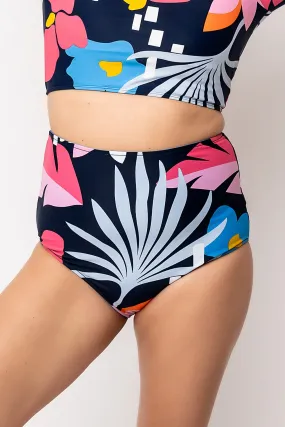 Leisure Reversible Bottom | Blue Wave Floral