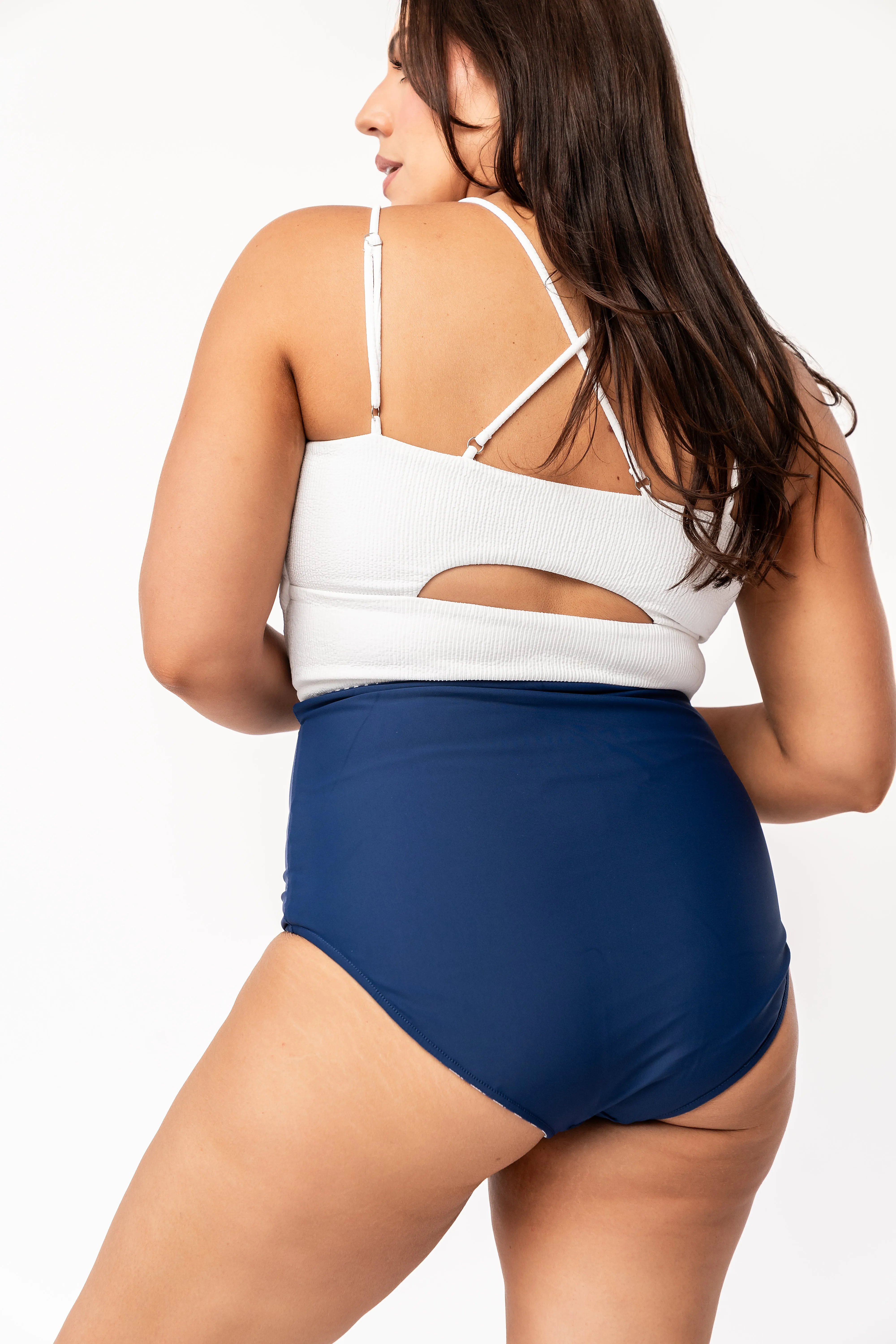 Leisure Reversible Bottom | Navy Wave