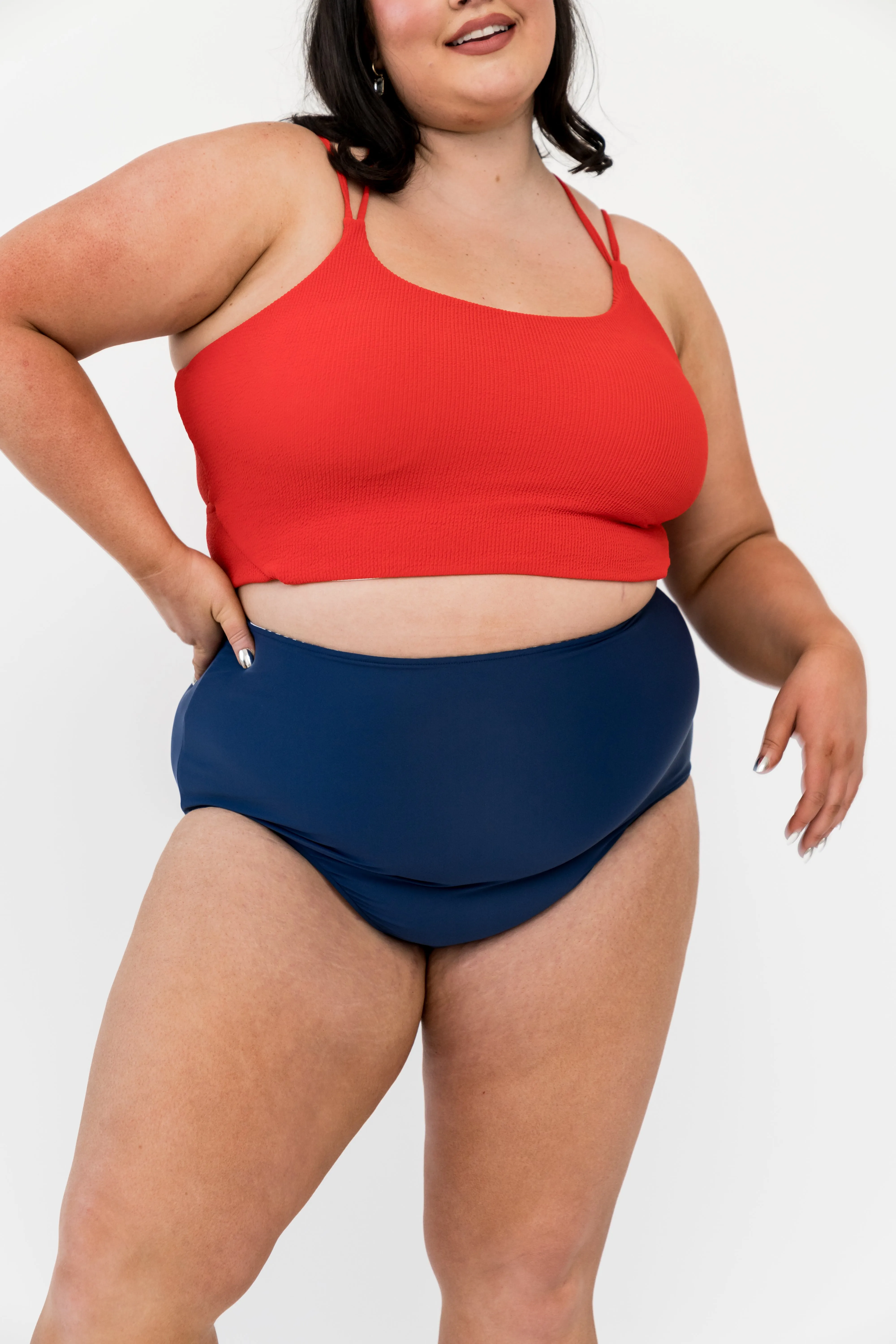 Leisure Reversible Bottom | Navy Wave