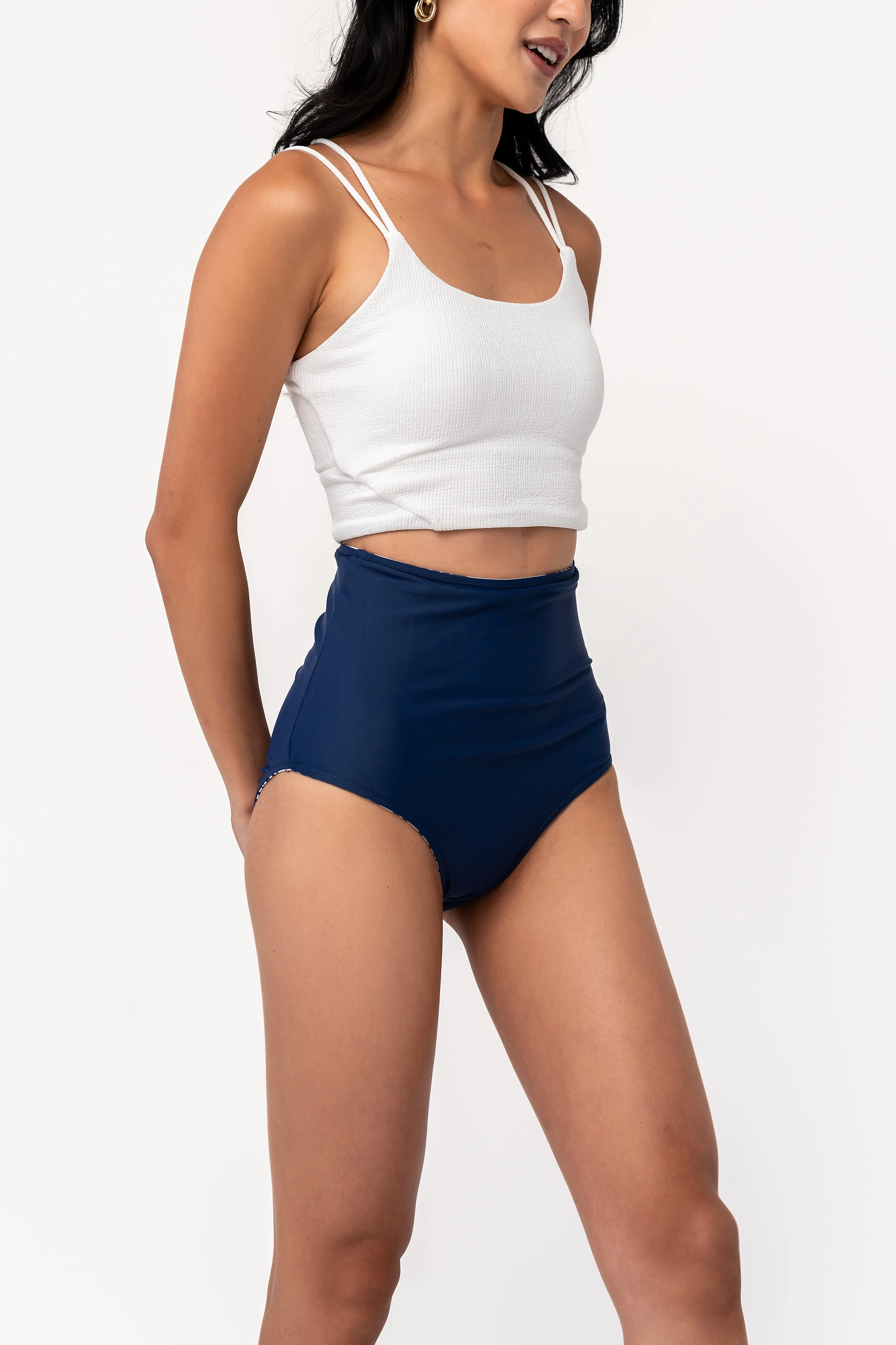 Leisure Reversible Bottom | Navy Wave