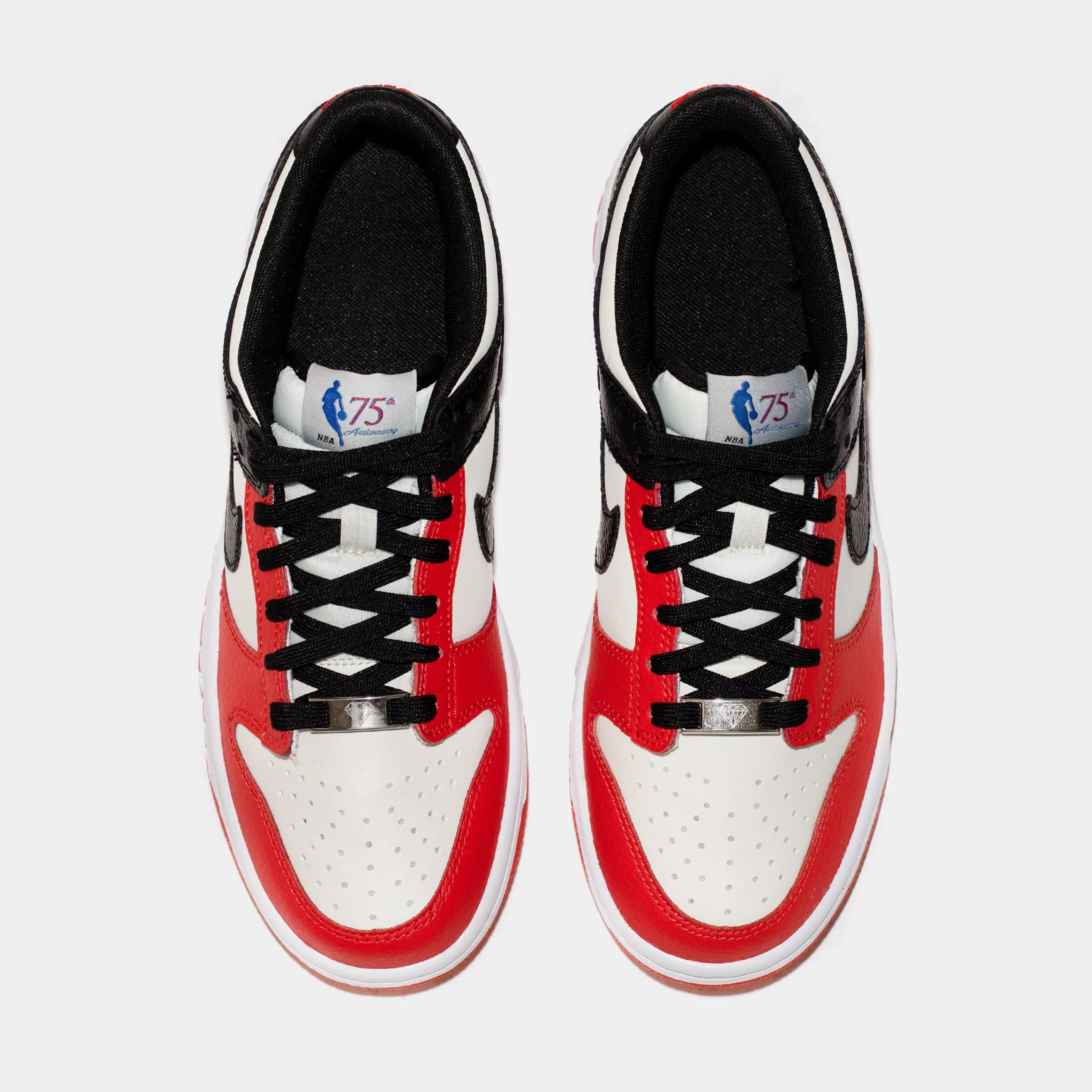 NBA Dunk Low EMB Chicago Grade School Lifestyle Shoes (Black/Red) Limit One Per Customer