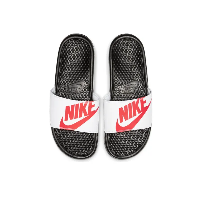 Nike Benassi JDI Print Slide Black/BrightCrimson/White