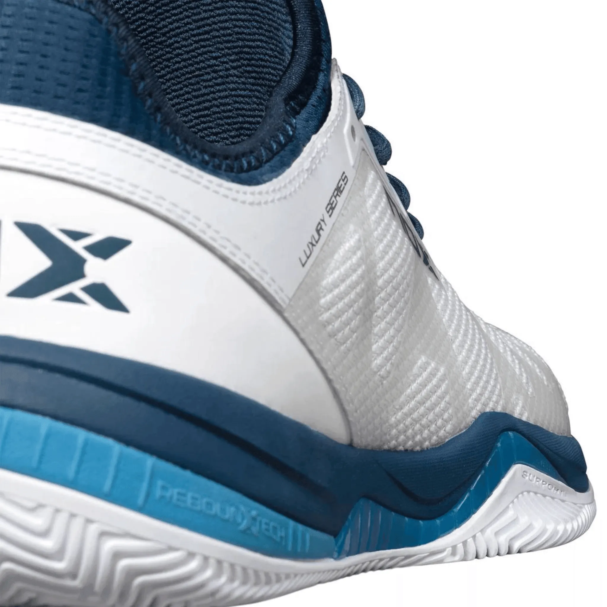 NOX NERBO WHITE/SWEDISH BLUE PADEL SHOES