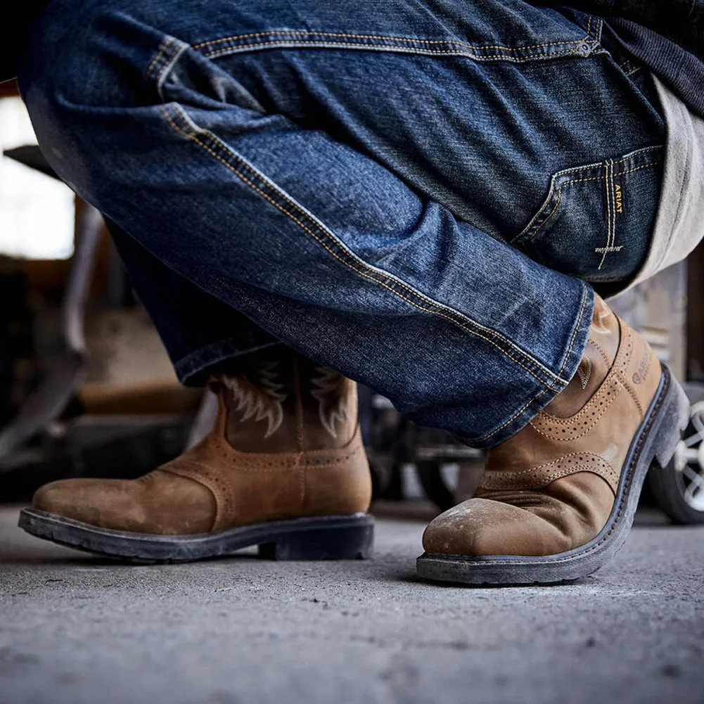 Sierra Wide Square Toe in Aged Bark by Ariat