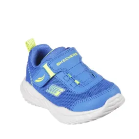 Skechers Toddlers Nitro Sprint Blue Lime Trainer