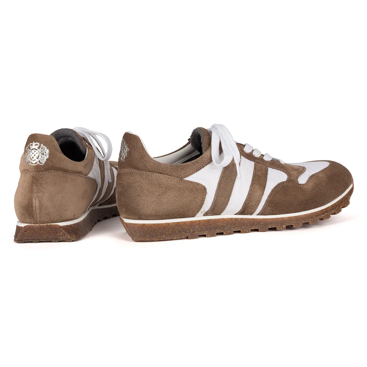 SPORT 6500<br> White & brown sneakers