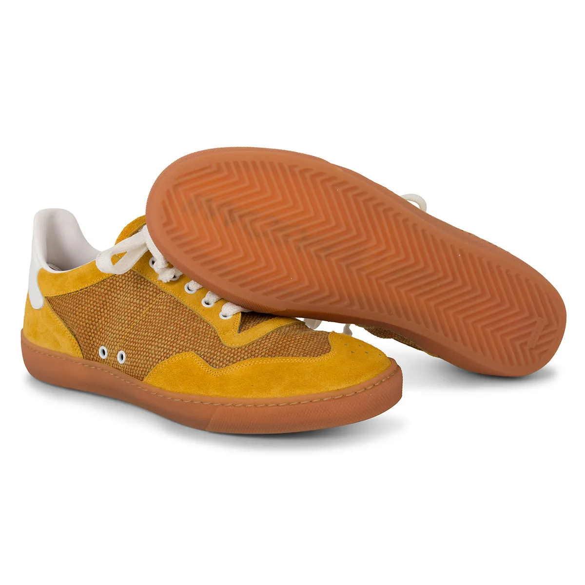 SPORT 84052<br> Leather and fabric sneakers