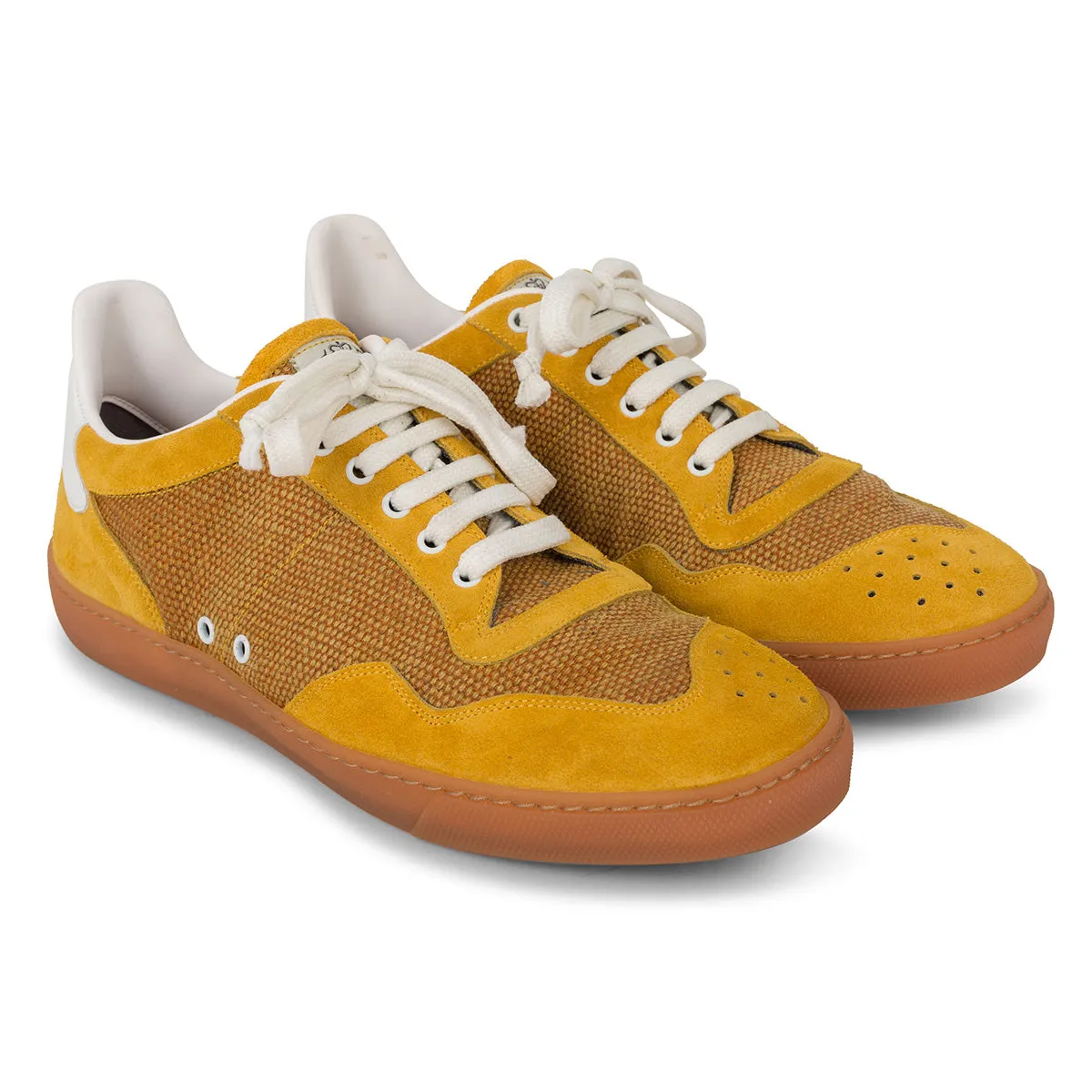 SPORT 84052<br> Leather and fabric sneakers