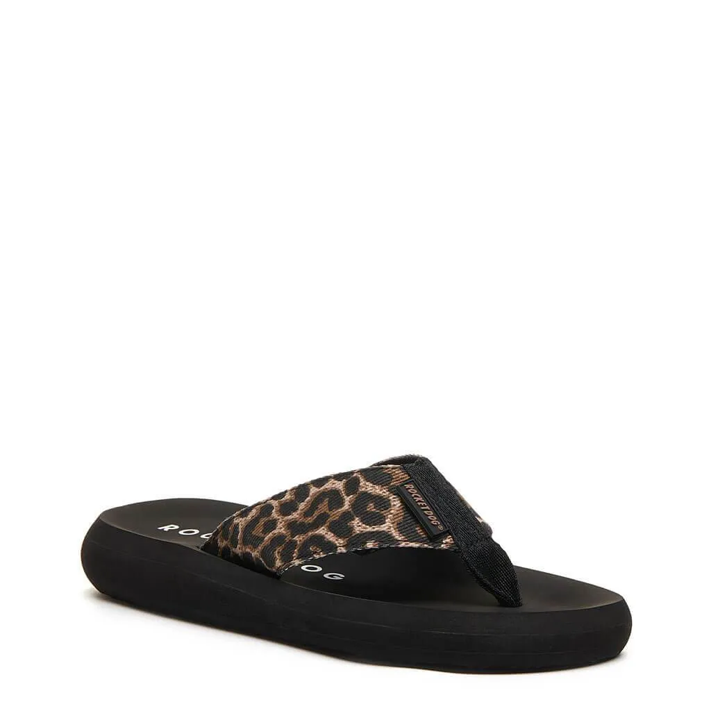 Spotlight Dark Leopard Flip Flop