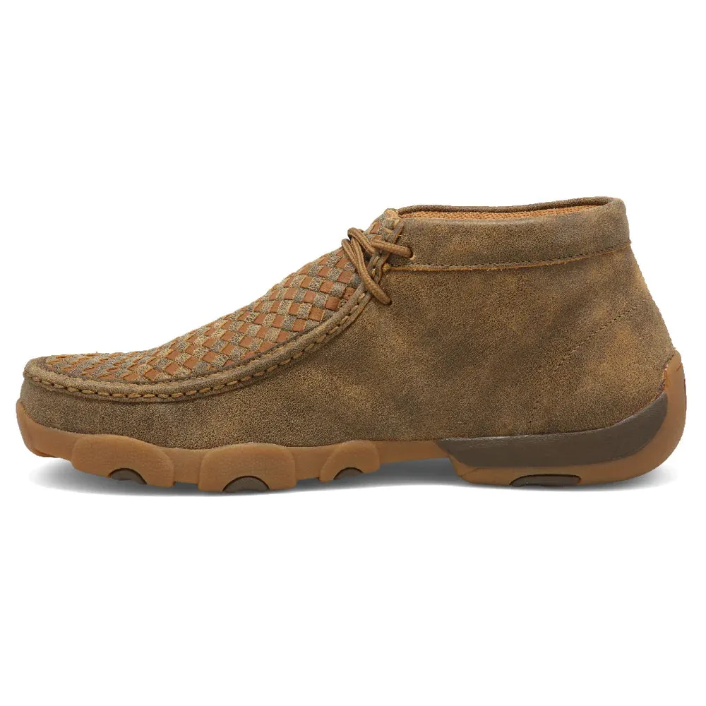 TWISTED X  Men's Chukka Driving Moc - Bomber/Tan