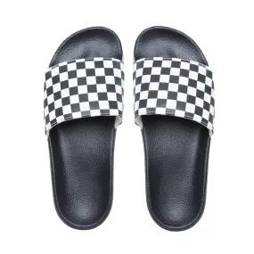 Vans checkerboard-slides - White