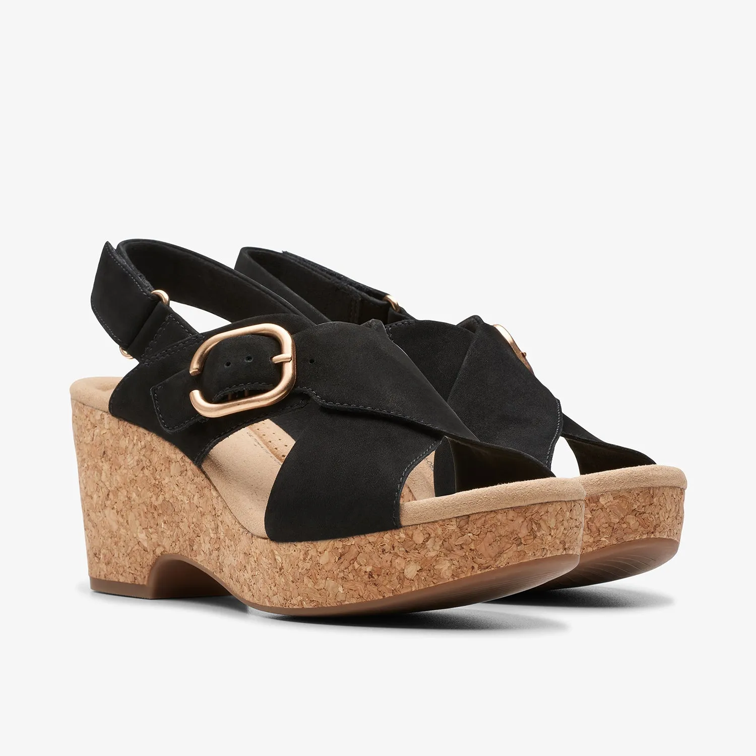 Womens - Giselle Dove Black Nubuck